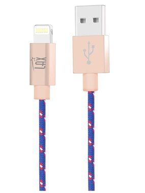LAX Gadgets iPhone Charger Lightning Cable - MFi Certified Durable Braided Apple